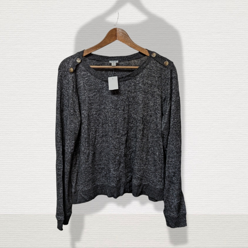 XL NWT J. Crew Grey Heather Sweater
